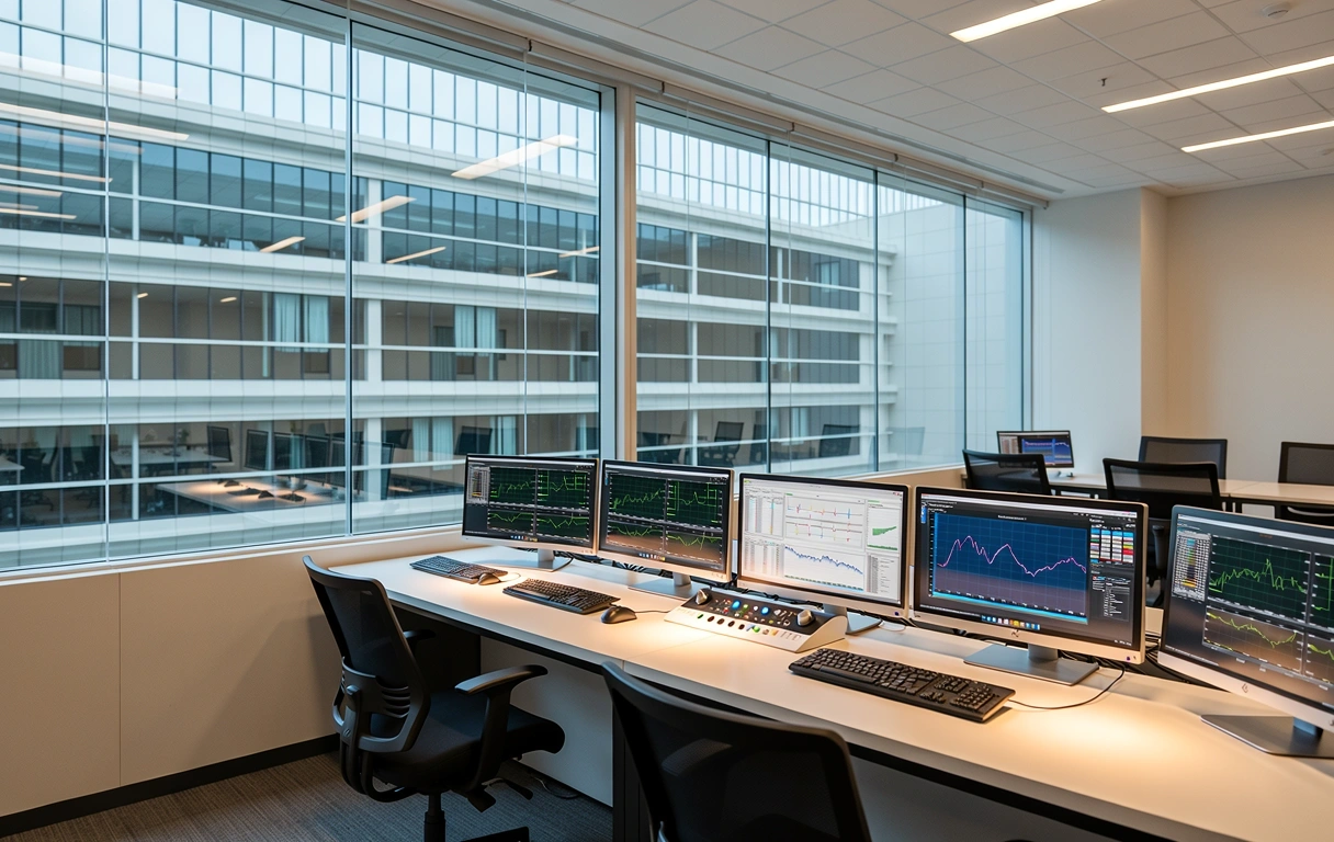 Centro de monitoreo de datos en Buenos Aires